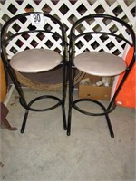 Pair of 41" Tall Bar Chairs