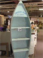 Cruzan Rum Wooden Boat Display Cabinet