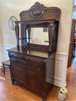 Antique Buffet with Hutch