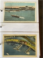 Antique Belle Isle & Detroit Yacht Club Postcards