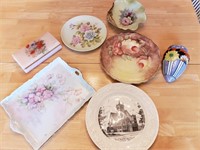Assorted Hand Painted Trays