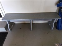 5 ft Gray Bench
