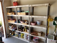 (3) Poly Shelves (contents not included)