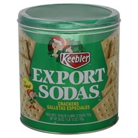 Keebler Soda Crackers ( Set of 2 28oz Cans)