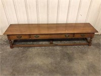 LONG CHERRY WILLETT COFFEE TABLE