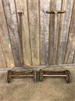 ANTIQUE OLD LAWN MOWERS