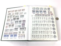 62 pages de timbres oblitérés du Canada