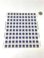 Feuille x100 timbres Overprint Philabel, 1980