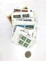 100 blocs x4 timbres du Canada, 1980's
