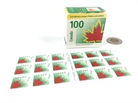 Distributrice x100 timbres 45¢ du Canada, 1998 -
