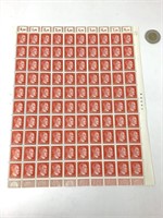 Feuille de timbres de l'Allemagne, guerre 1940's