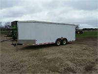 2000 Classic 6,000 lb Enclosed dual axle trailer