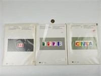 Timbres annuels Poste Canada, 1977-1978-1979