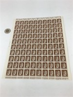 Feuille x100 timbres de l'Allemagne, guerre 1940's