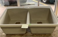 Composite Granite Double Bowl Kitchen Sink Color