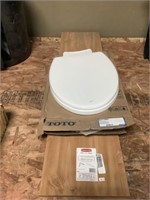 Toilet Seat, 12x48 Wood Shelf