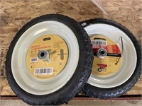 2 Universal Fit Flat Free Tires