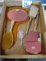 Vintage Hair Brush and Mirror Lot