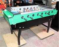 Foosball Table, Coin Operated,