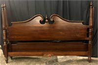 King Size Vintage Wooden Bed Frame