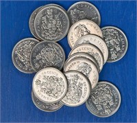 50 Cent Canadian Coins