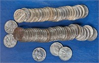 64  x Canadian Nickels  ( 1944-1952)