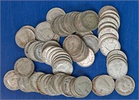 69  x  Canadian Dimes (1940-1952)
