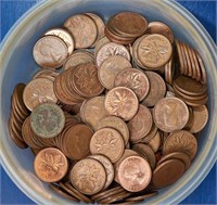 Group Lot of Canadian Pennies