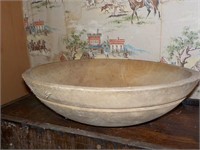 Wood bowl 17" dia. UPSTAIRS BEDROOM 2