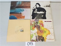 4 LP Vinyl Record Albums - Joni Mitchell