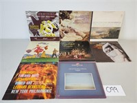 8 LP Vinyl Record Albums - Classical & Soundtracks