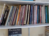 Large lot of books on Hooked rugs, Hooking and