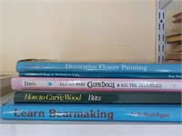 Books Flower painting, Bear making, etc. UPSTAIRS