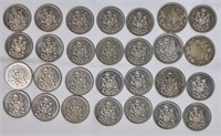 37 x  50 Cent Canadian Coins (1918-1985)