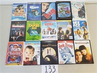 15 DVDs - Kids / Family