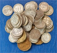English 3 Pence  Coins(1884-1962)