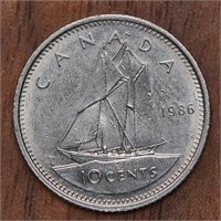 28 x Canadian Dimes (1968-1998)
