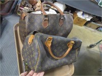 2 LOUIS VUITTON BAGS - SMALLER LOOKS REAL