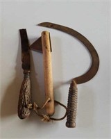 HANDMADE TOBACCO CUTTER/WEED WHIP