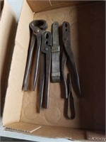 NIPPERS& OTHER EARLY HAND TOOLS