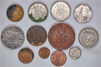 22 x  Mixed Coins (1907-1984)