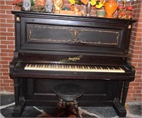 Chas.M.Stieff Baltimore Piano and Stool