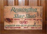 Remington Sure Shot WoodenAmmunition Box