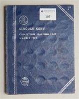 2 x  Lincoln Cent  Collection Books