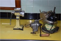 2 Hand Crank Meat Grinders (Rival and Keystone),