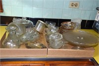 2 Box Lots of Miscellanous Glassware to Include