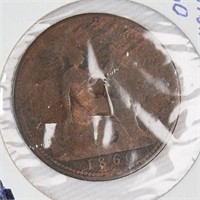 1860 UK Penny