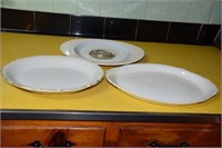 5 Platters; 3 Small Platters and 2 Turkey