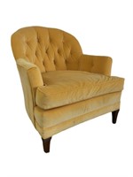 Vintage Upholstered Tufted Chair
