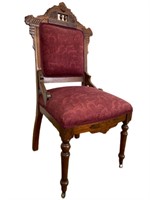 Upholstered Eastlake Chair
